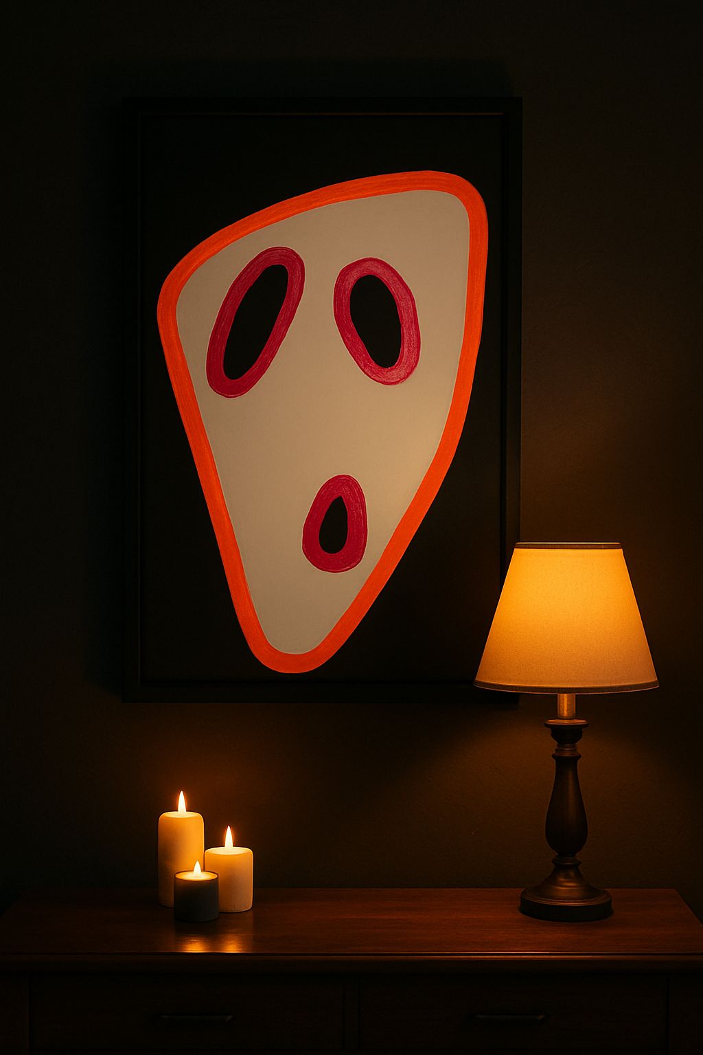 تابلو جیغ بنفش